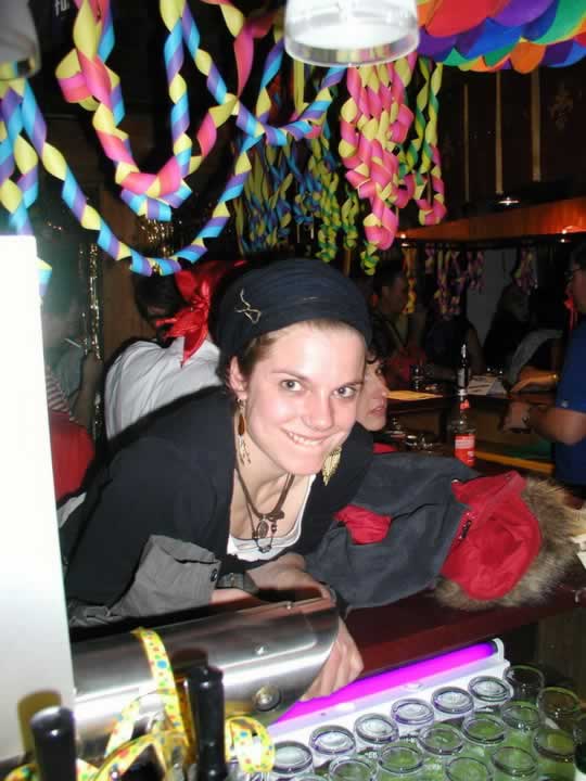 endlich an der bar